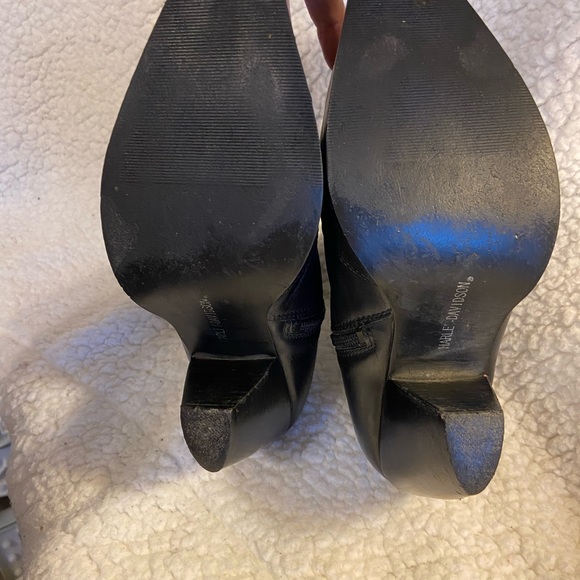 Harley Davidson WELL LOVED black riding boots 8.5 - Picture 9 of 12